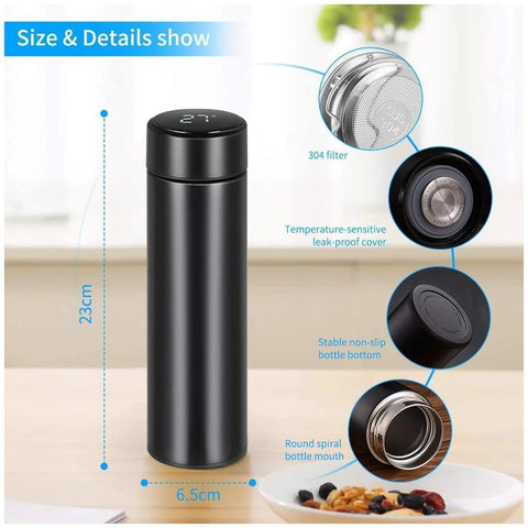 Digital Smart Thermos LED Water Bottel